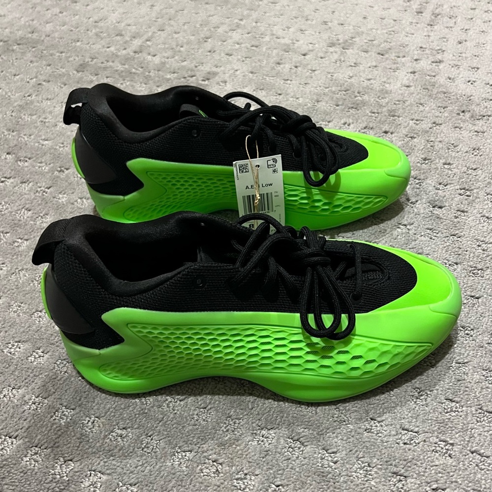 Adidas AE 1 Low “Slime” Lucid Lime Women's Size 8 Shoes - Picture 6 of 6
